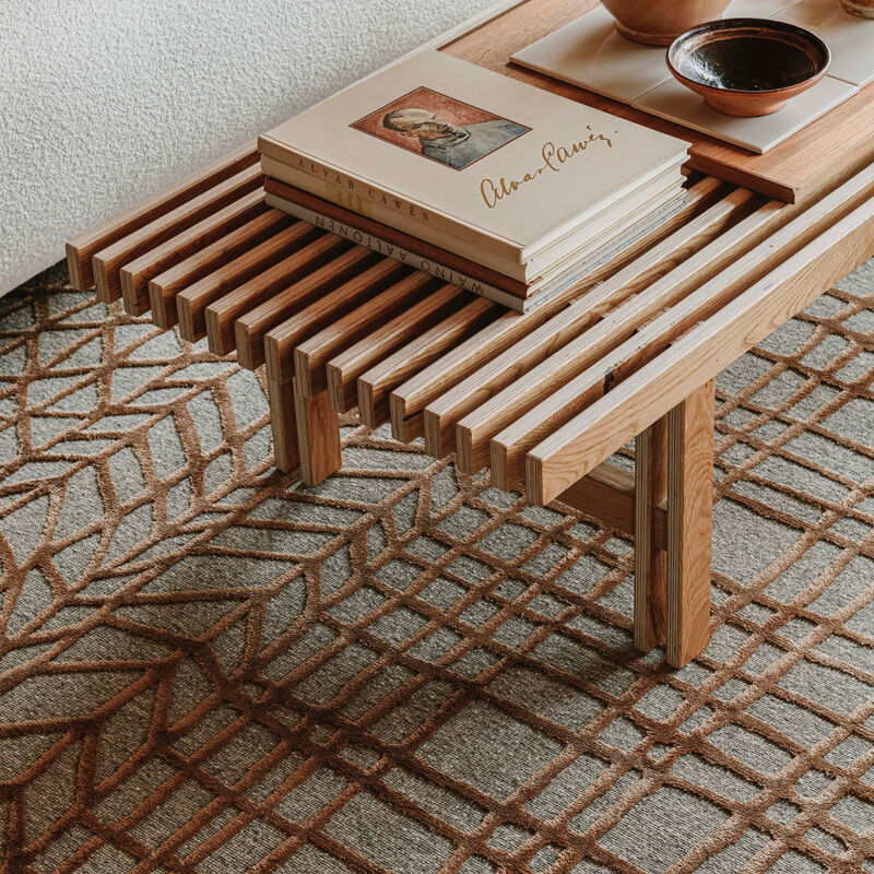 VM Carpet Lastu matto ruskea